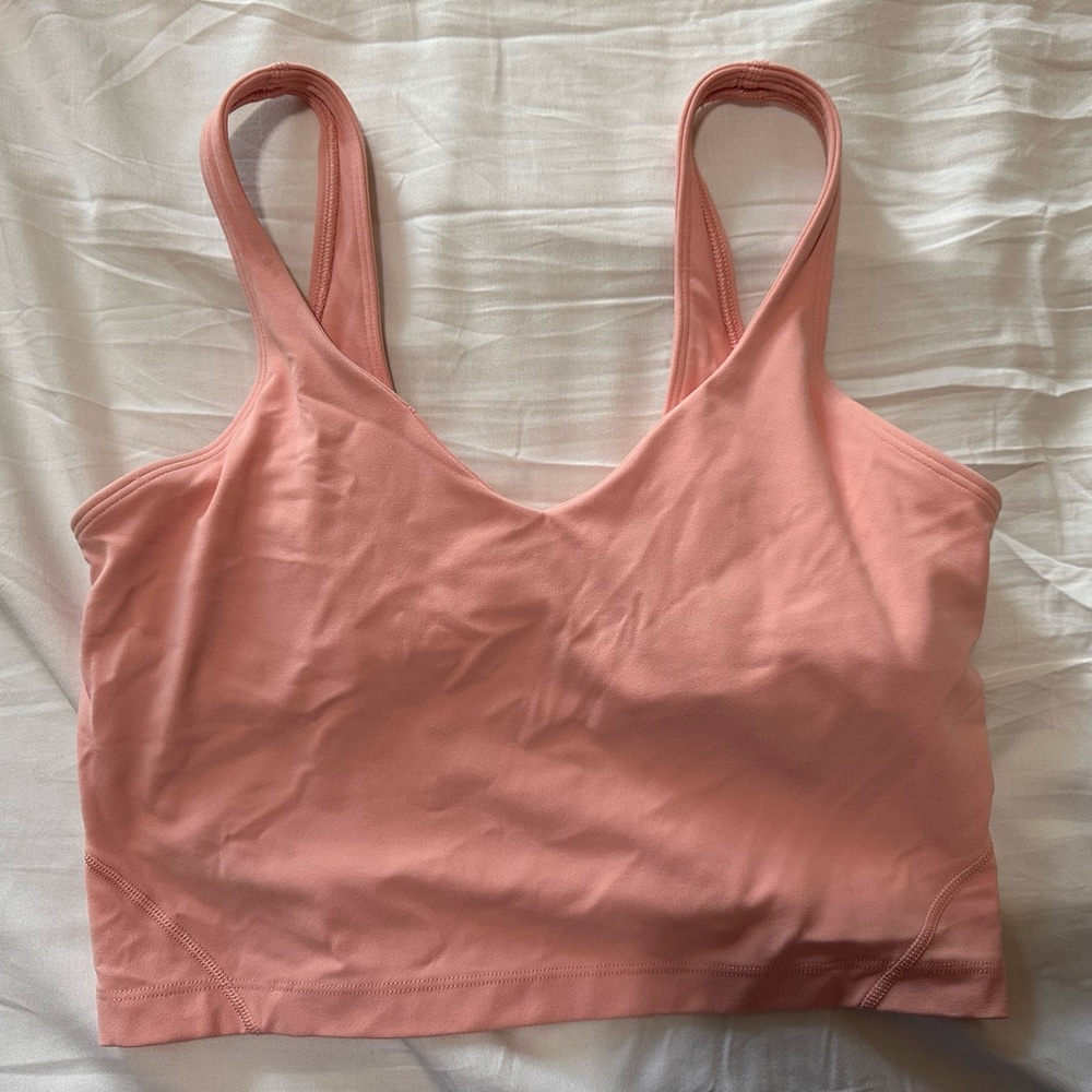 lululemon Align™ Tank Top Light Support, A/B Cup - Peach - Size 8